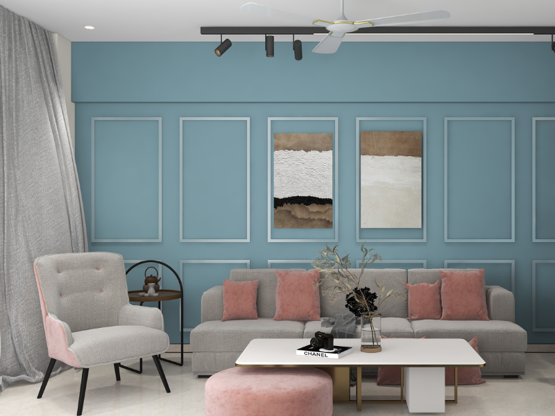 A Mesmerizing Fusion of Elegance and Innovation: Discover Our Modern Living Room, Kitchen, and Foyer Design i